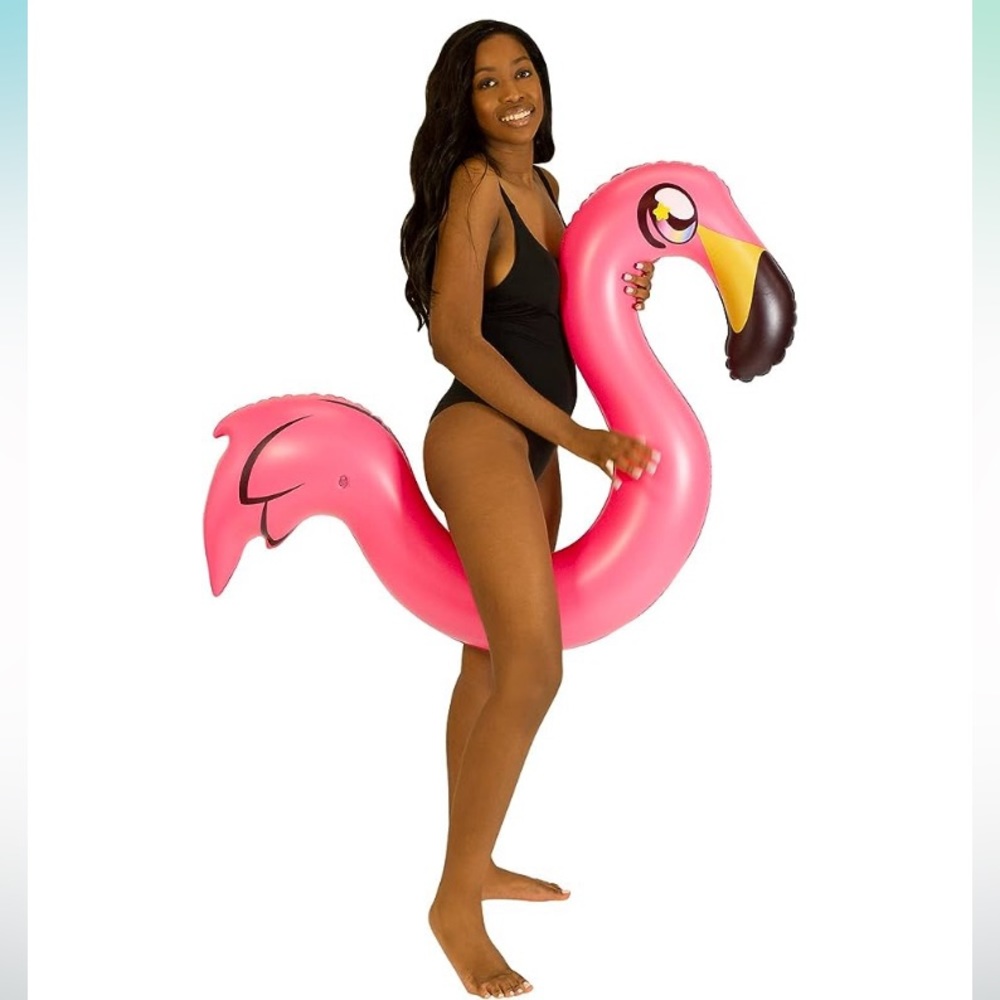PoolCandy Inflatable Flamingo 🦩 Swim Noodles - Picture 2 of 13